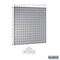 Triton Products (2) Square Hole Pegboards W/ Mounting Hardware, Epoxy Coated 18-Gauge Steel, Gray, 24" W x 24" H LB1-G - alternate 6